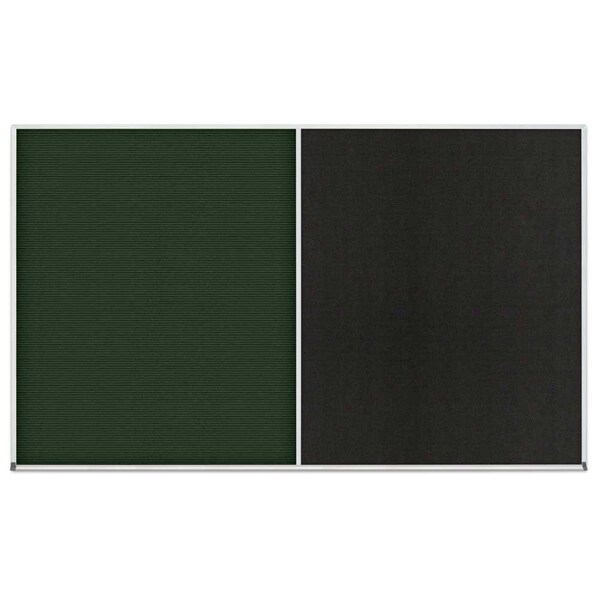 Enclosed Corkboard, 1 Door, 24"x36", 4" Fra